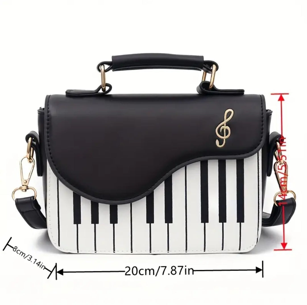 Sac Bandoulière en forme de piano