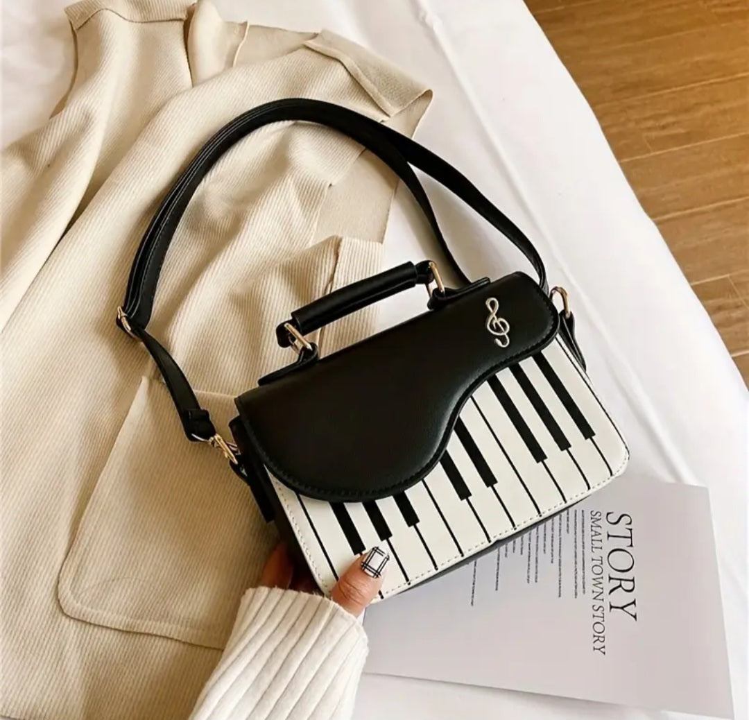 Sac Bandoulière en forme de piano