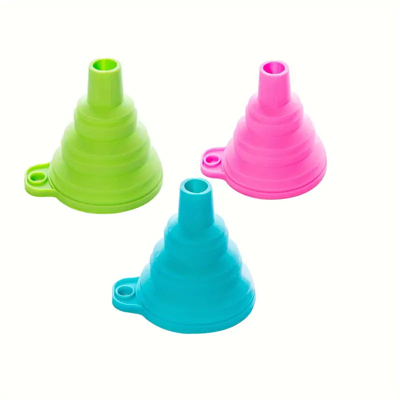 1 pièce Entonnoir Silicone Pliable