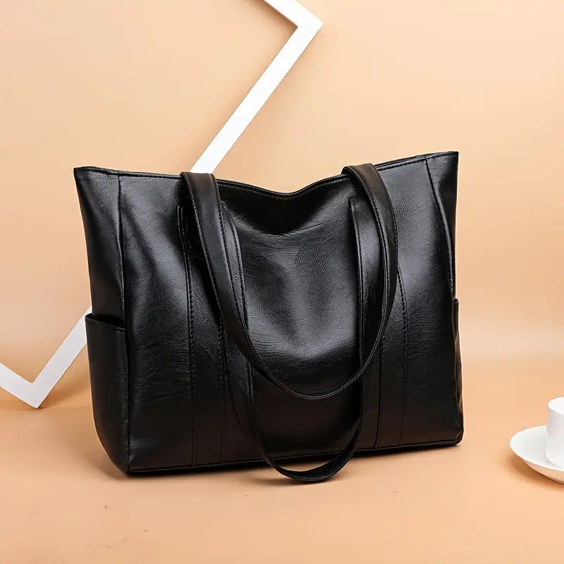 Grand sac fourre-tout noir