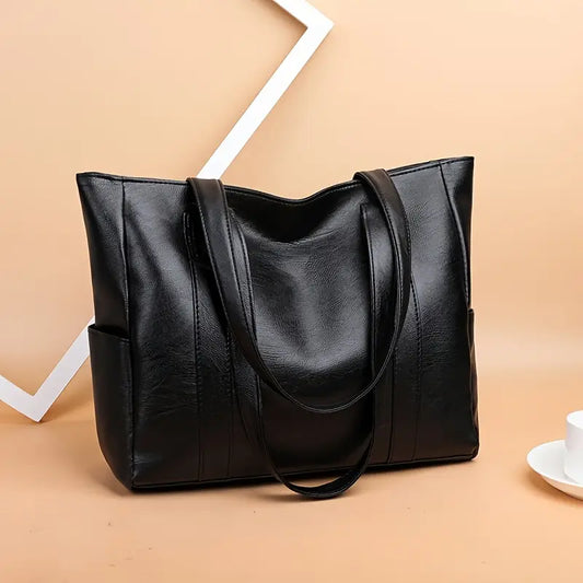 Grand sac fourre-tout noir